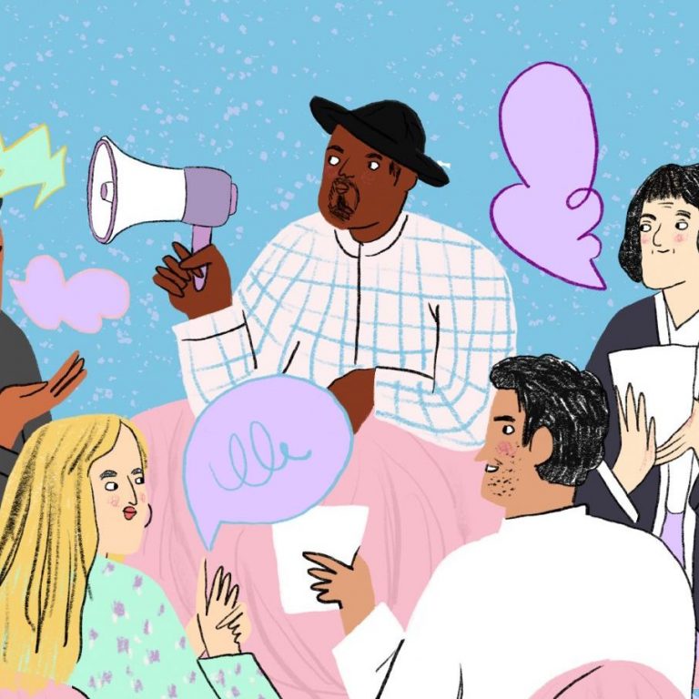 Stadtgespräche. Illustration: Irem Kurt