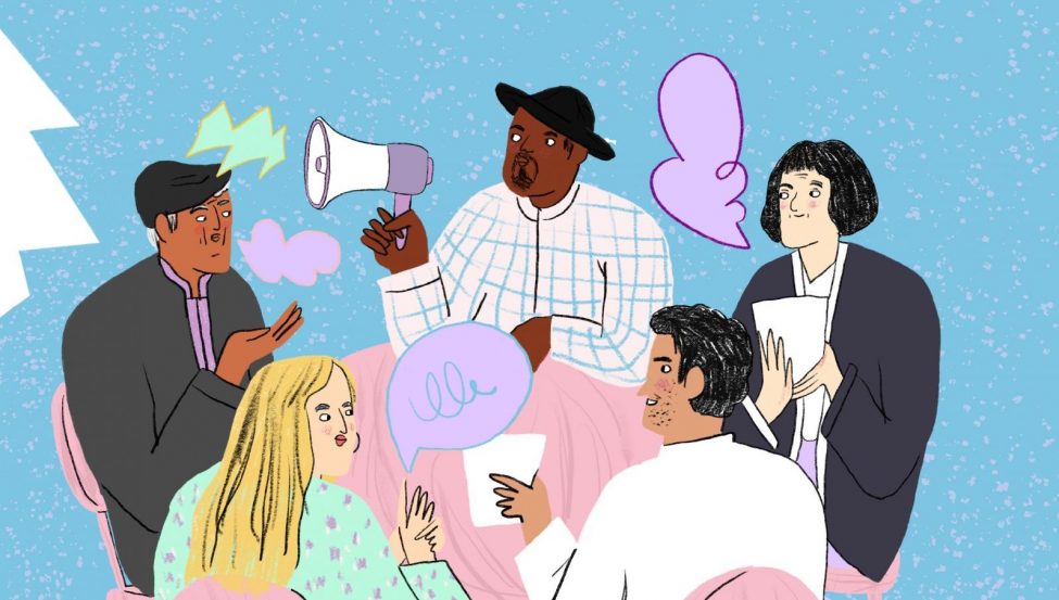 Stadtgespräche. Illustration: Irem Kurt