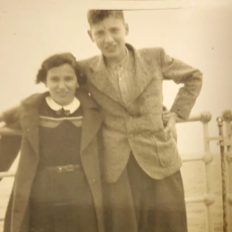 Mit einem der letzten Schiffe gelang 1939 die Flucht nach Bolivien: Helmut und Ilse Weiner auf See, Fotonachweis: Mansbach